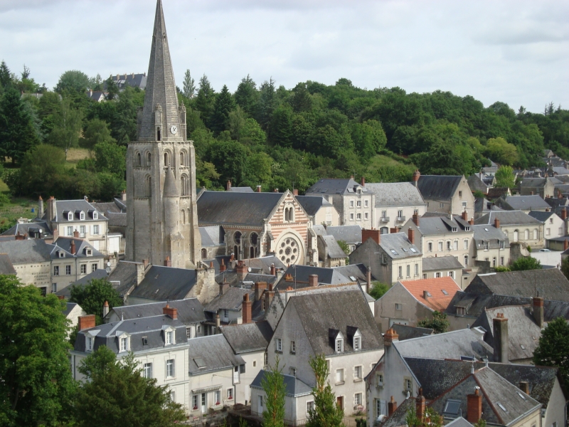 Cidade de Langeais, vista do Castelo