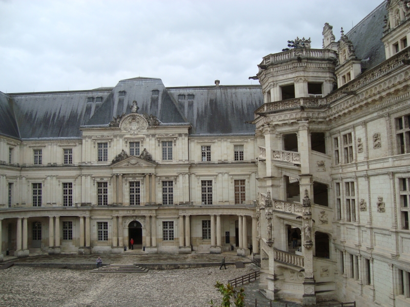 Château Real de Blois - pátio interno