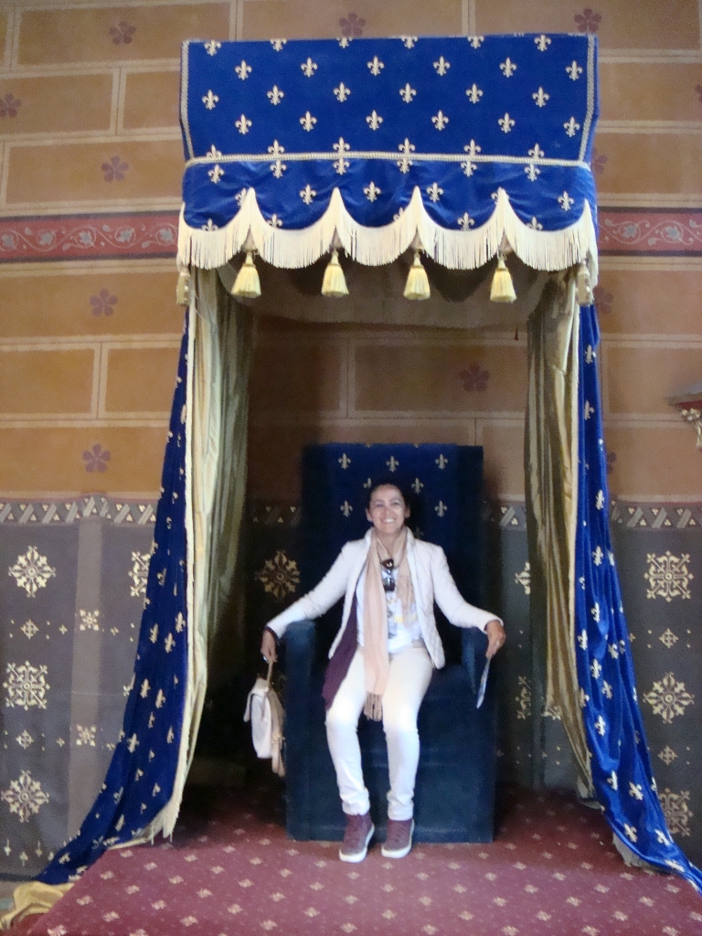 Sala do trono no Château de Blois