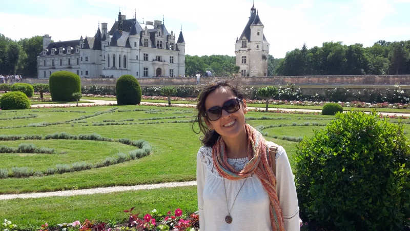 Jardins do castelo de Chenonceau