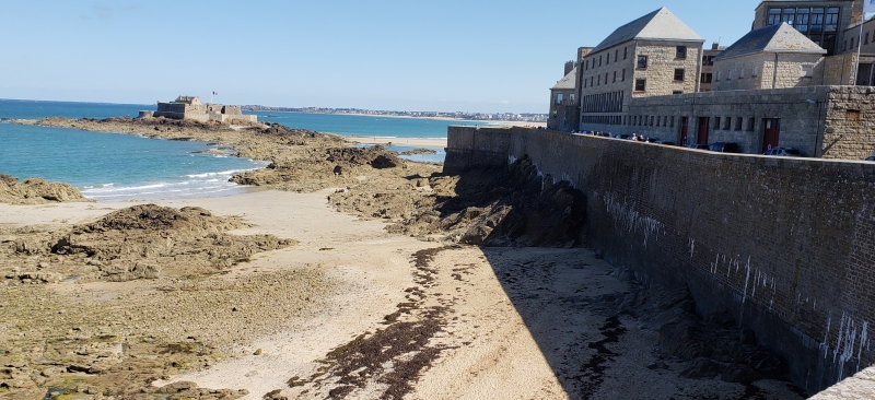 Vista da Muralha de Saint-Malo