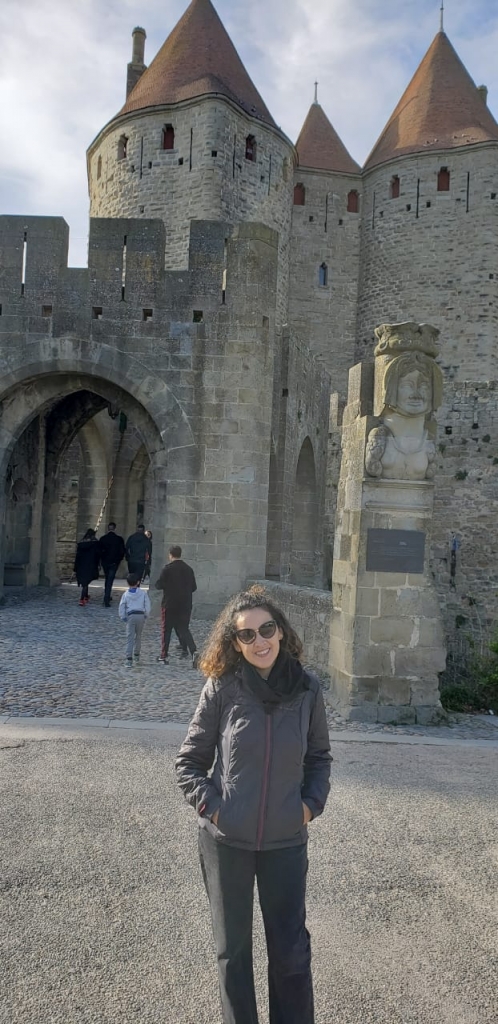 Muralhas na Cité medieval de Carcassonne